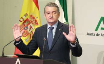 El consejero de Sanidad, Presidencia y Emergencias, Antonio Sanz