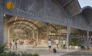 Recreación de la futura terminal de cruceros en el distrito urbano portuario.