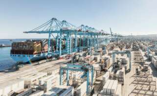 Terminal de Maersk en el Puerto de Algeciras.