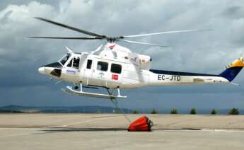 Helicóptero Bell 412 de la Junta de Andalucía.