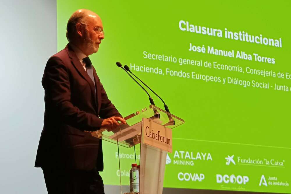 El secretario general de Economía de la Junta de Andalucía, José Manuel Alba.