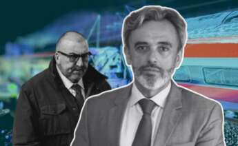 Manuel Contreras, presidente de Azvi, al frente; y Koldo García, exasesor del exministro José Luis Ábalos, al fondo.