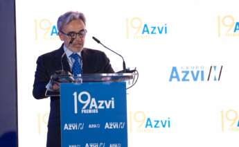 Manuel Contreras, presidente de Azvi, durante los XIX Premios Azvi.