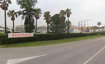 Sede de Eucomsa, ahora perteneciente a Cox, en Utrera (Sevilla)