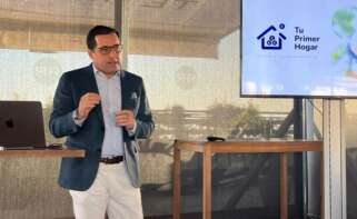 Francisco Gómez Palma, nuevo CEO de Alfil, durante una presentación a inversores del proyecto Tu Primer Hogar.