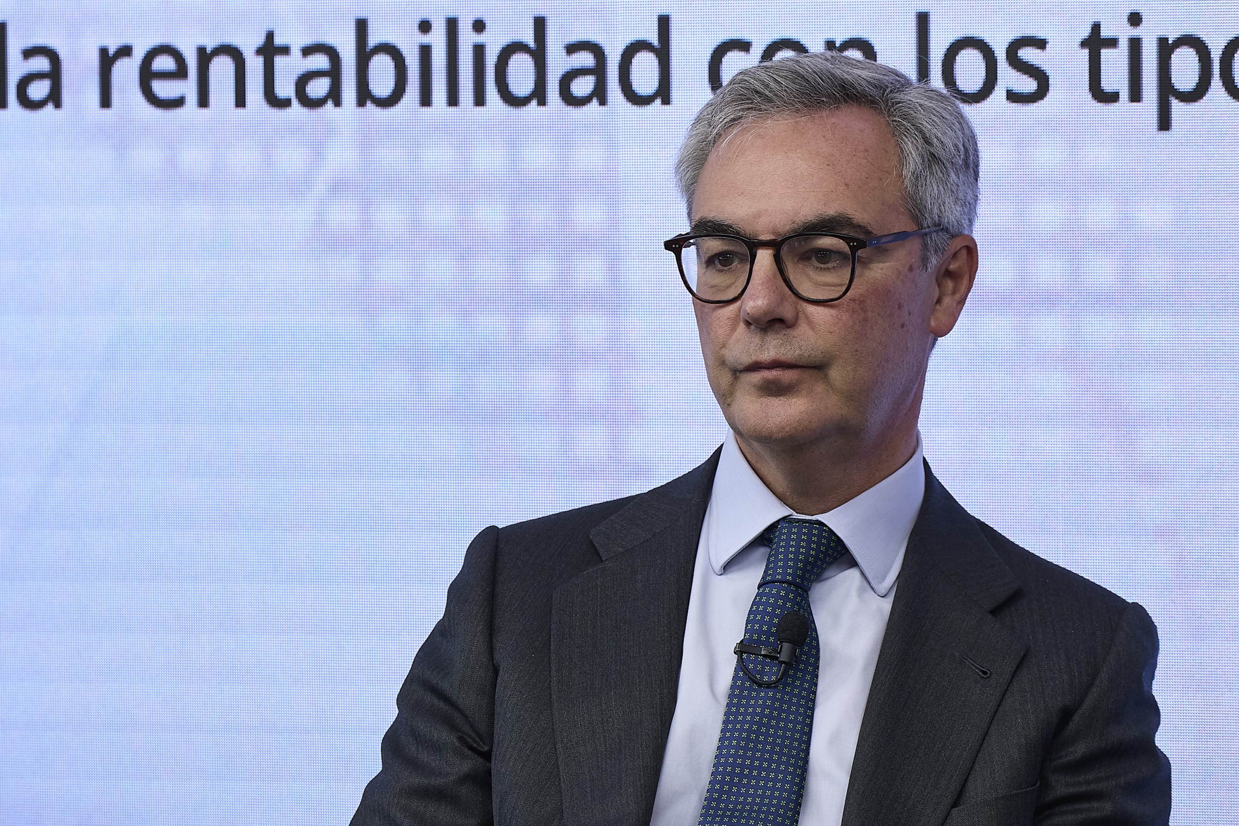 José Sevilla, presidente de Unicaja, durante un foro celebrado en noviembre de 2025 en Madrid.