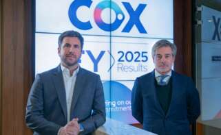 Enrique Riquelme y Nacho Moreno, presidente y CEO de Cox, respectivamente.