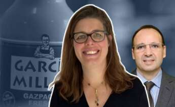 Miranda Kisscher, nueva presidenta de García Millán y CEO de GBFoods en Europa, junto a Ignasi Ricou.