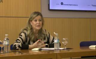 Carmen Cristina De Toro, directora general de Industrias, Innovación y Cadena Agroalimentaria de la Junta de Andalucía, durante la clausura de la presentación del informe ‘AgroSmart Tech’.