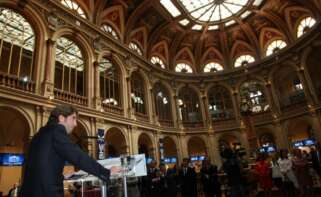 Raúl Berdonés, presidente ejecutivo de Secouya Content Group, durante la salida de la compañía a bolsa.