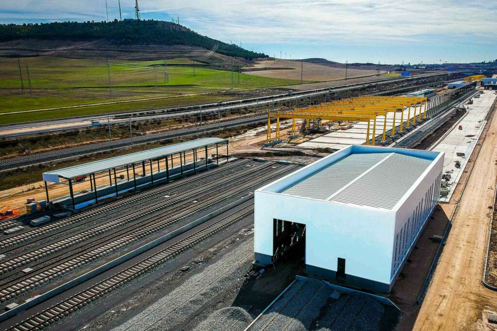 Obras de la segunda fase del Complejo Ferroviario de Valladolid.