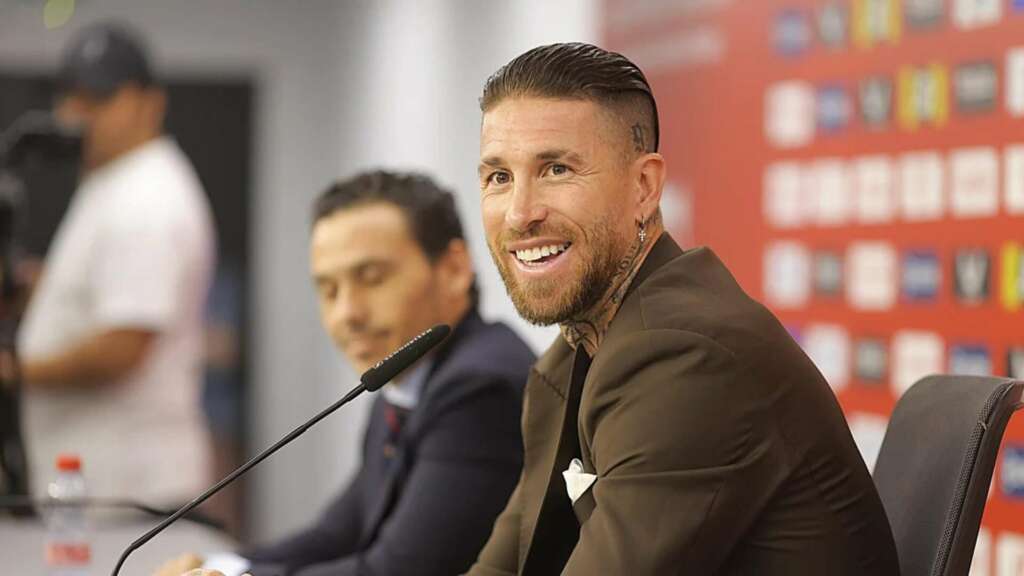 Sergio Ramos en rueda de prensa