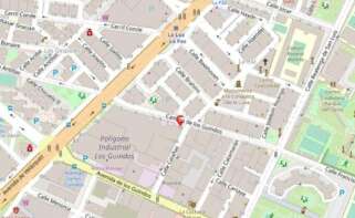 Mapa de la Avenida de Los Guindos.