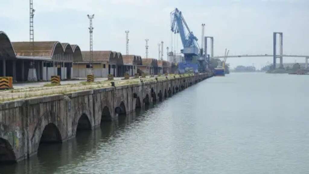 El muelle de tablada en Sevilla