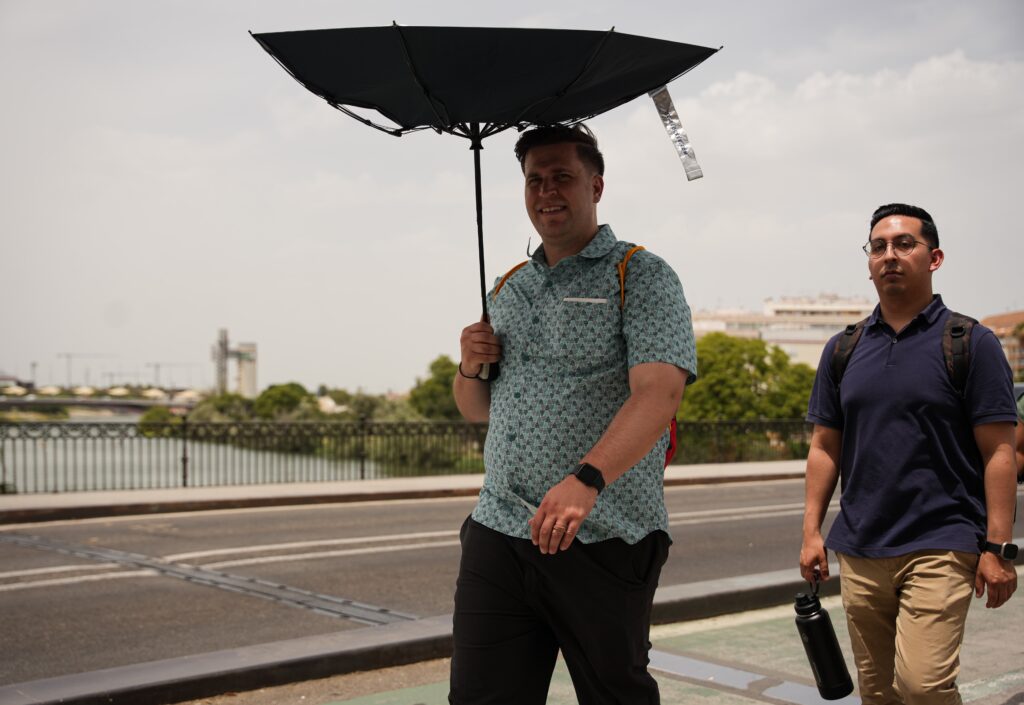 Aviso rojo por calor con máximas de 44º en zonas de Andalucía. Foto: Europa Press.