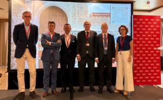 Juan Martínez Barea (fundador y CEO de Universal Diagnostics), Ángel González (socio director de Alter Capital), Antonio Castro (director general de Andalucía Trade), Carlos Sotillos (presidente de BDO), José María Silva (socio director de BDO en Andalucía) y Gema Rodríguez (socia de BDO en Andalucía)