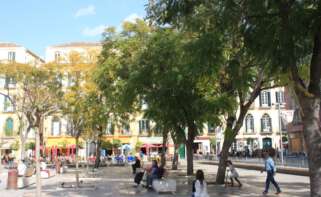 Plaza de la Merced en Málaga, ubicación del futuro complejo turístico de Solvento Socimi.