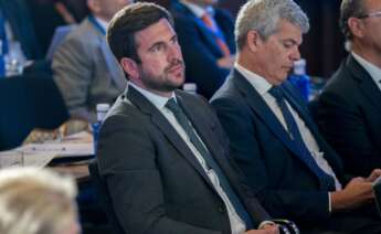 El empresario Enrique Riquelme, presidente de Cox, durante un foro en Madrid.