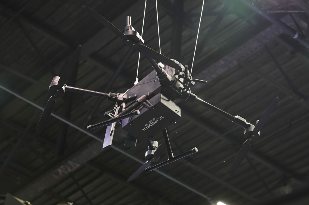 Un dron de Indra. Foto: Indra.