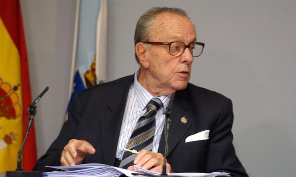 El expresidente de la Xunta, Manuel Fraga