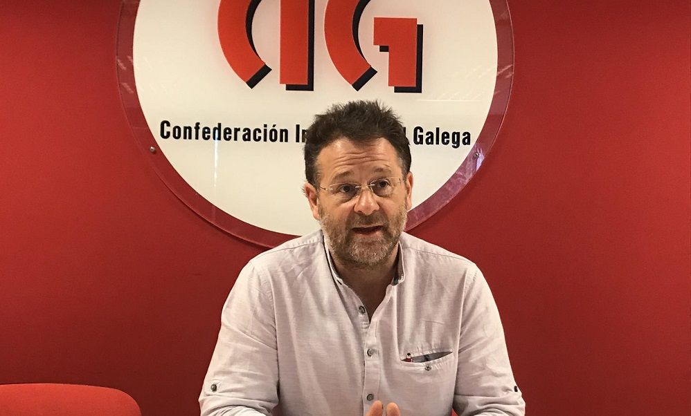 Paulo Carril, secretario general de la CIG. E.P.