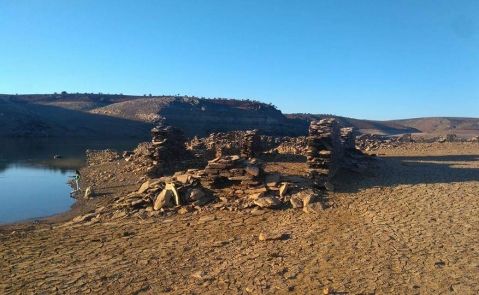 Embalse de Ricobayo. Fuente: SOS Sequía Embalse de Ricobayo. Fuente: SOS Sequía