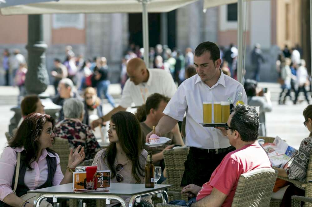 La terraza de un bar