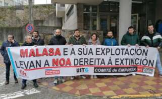 Imagen de archivo de una protesta en Noa Madera Creativa