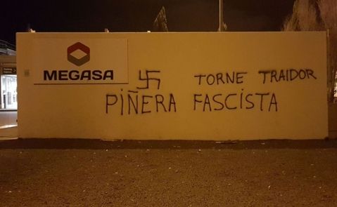Pintadas contra el responsable de recursos humanos de Megasa en la planta de Zaragoza