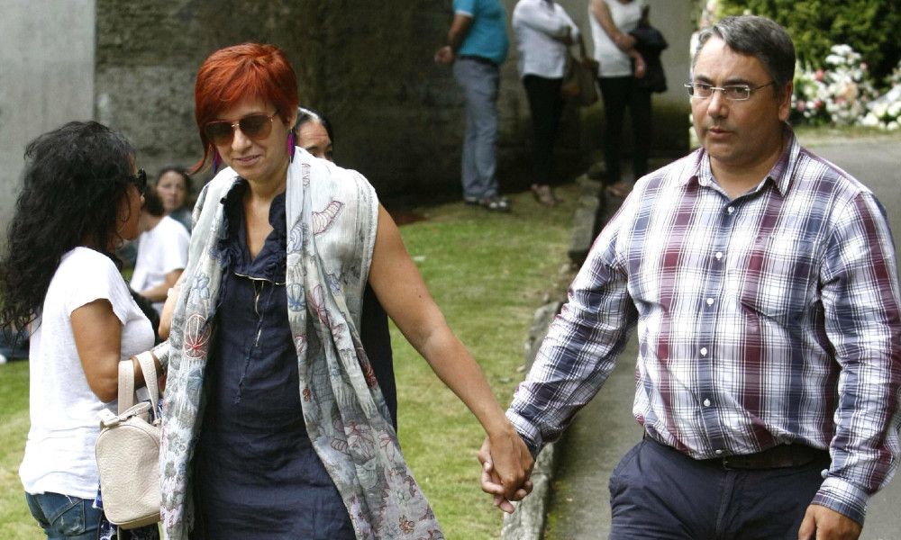 Sandra Ortega junto a su marido, Pablo Gómez / Cabalar (EFE)
