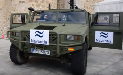 Vehículo de Vigilancia Terrestre diseñado por Navantia