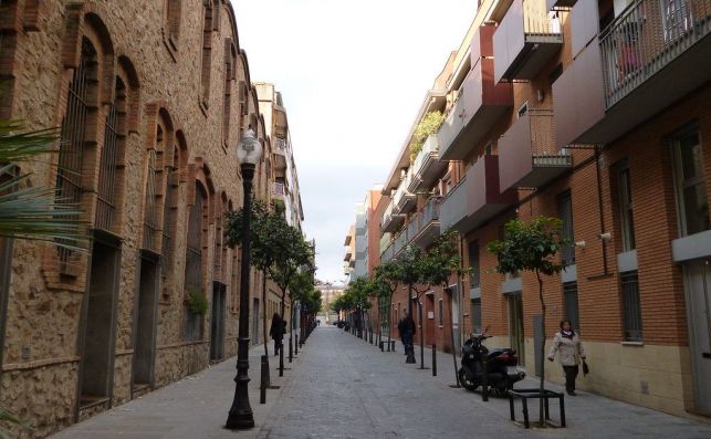 Una calle del barrio de Sant Andreu, en Barcelona. Imagen: Flickr