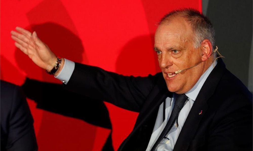 Javier Tebas, presidente de la Liga de Fútbol Profesional (LFP)