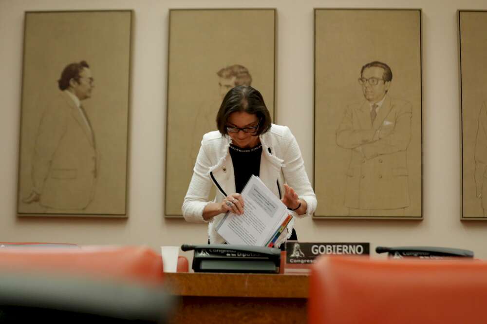 La ministra de Industria, Comercio y Turismo, Reyes Maroto, en una imagen de archivo. EFE/Emilio Naranjo/Archivo