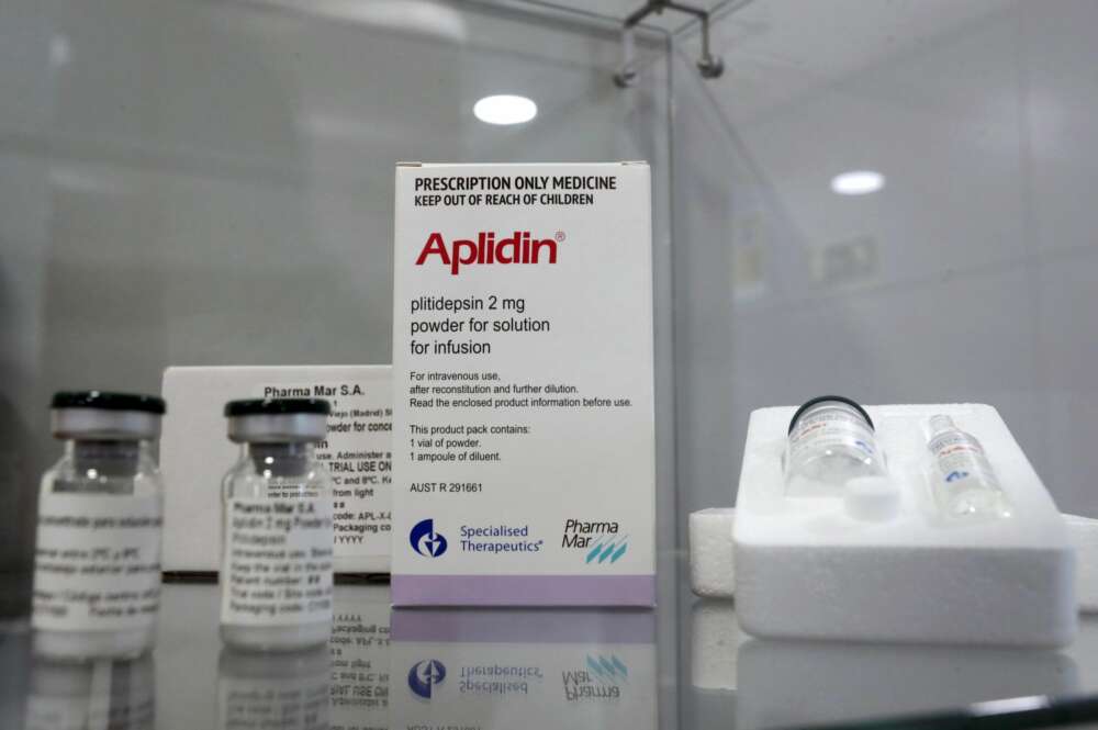 Aplidin, el medicamento que desarrolla la farmacéutica española Pharma Mar./ EFE