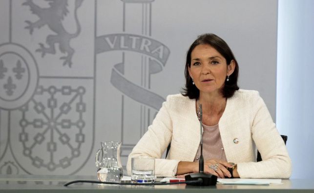 La ministra de Industria, Reyes Maroto