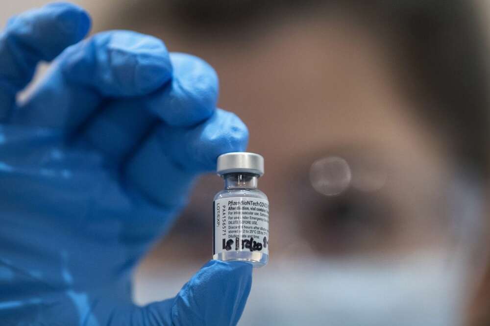 Una imagen de la vacuna de Pfizer