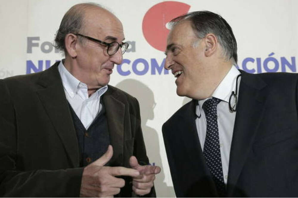 Jaume Roures y Javier Tebas