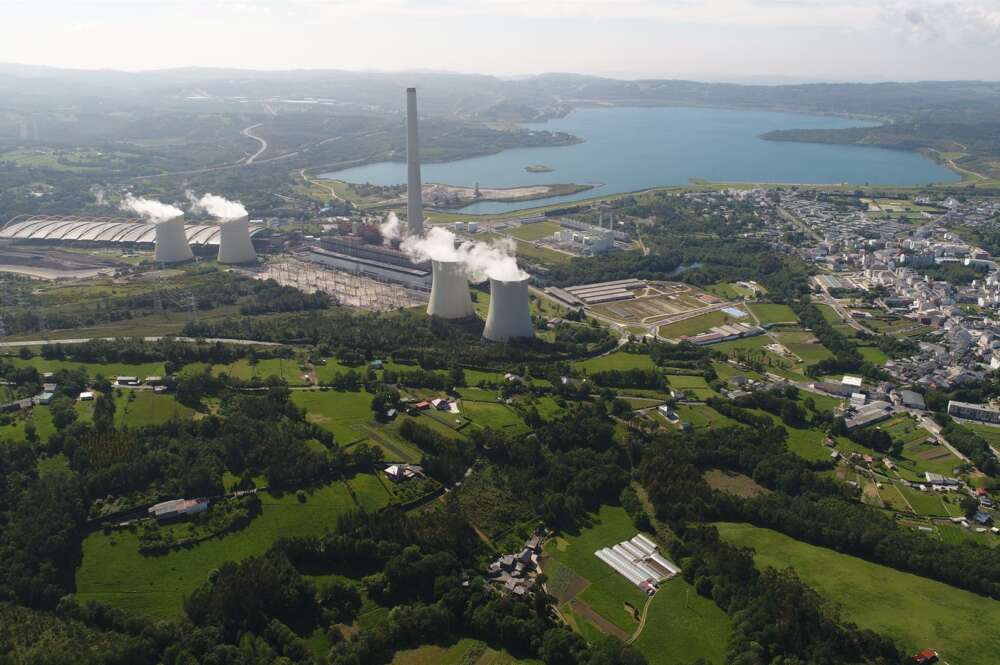 Endesa planea una planta de hidrógeno verde en As Pontes que se nutrirá de seis parques eólicos asociados.EFE