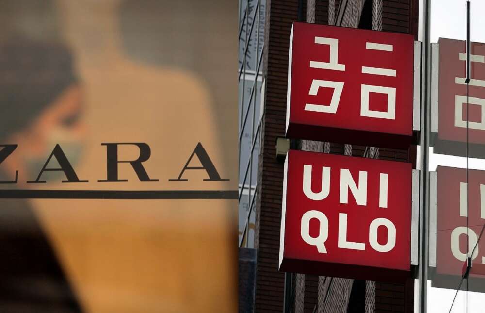 Logos de Zara y Uniqlo