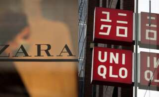 Logos de Zara y Uniqlo