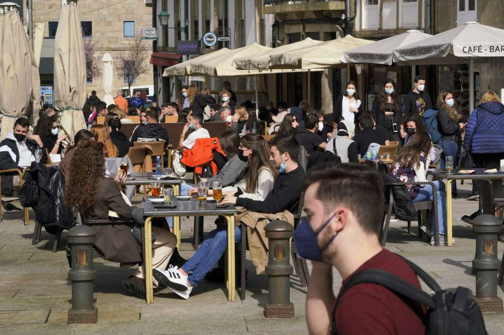 Galicia encara la Semana Santa con buenos indicadores, pero con la necesidad de mantener a la baja la tasa de contagios. Foto: Europa Press