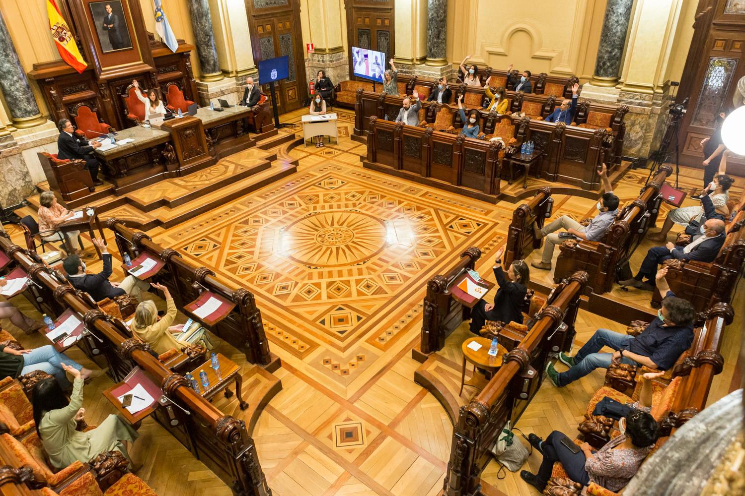 Pleno del Concello da Coruña