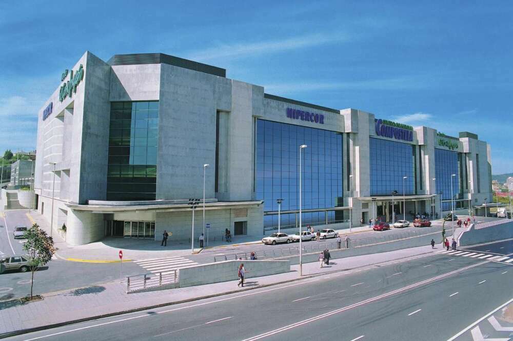 Centro comercial de El Corte Inglés en Santiago de Compostela