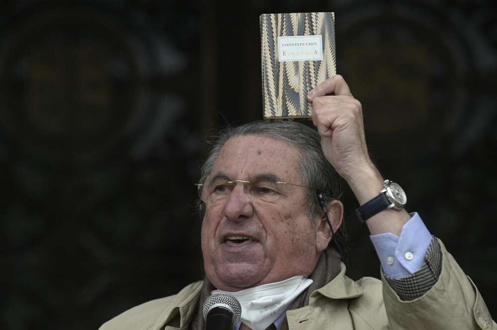 El exalcalde de A Coruña, Paco Vázquez, en un acto en defensa de la Constitución. Foto: Europa Press