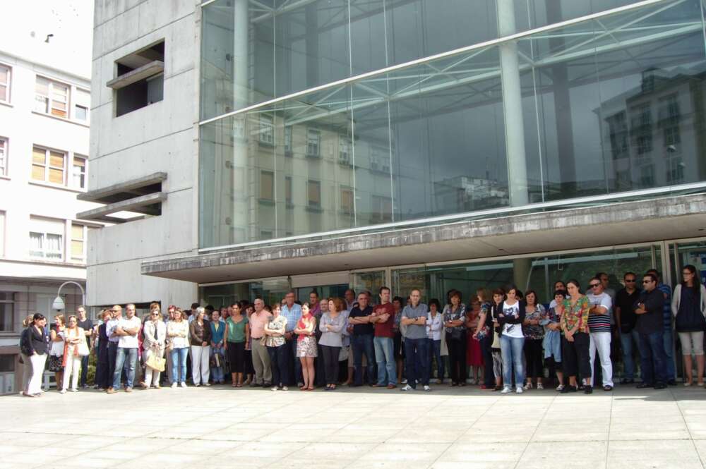 Delegación de la Xunta en Lugo durante una concentración contra la violencia machista / Xunta