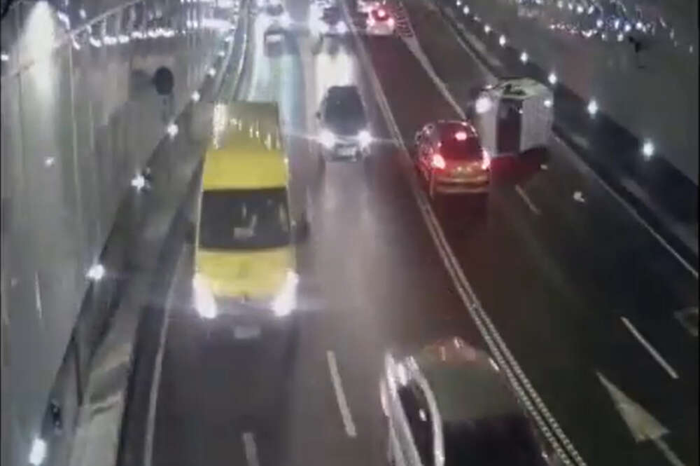 La Policía Local difunde un vídeo de accidentes en el túnel de María Pita para concienciar sobre los límites de velocidad