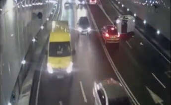 La Policía Local difunde un vídeo de accidentes en el túnel de María Pita para concienciar sobre los límites de velocidad