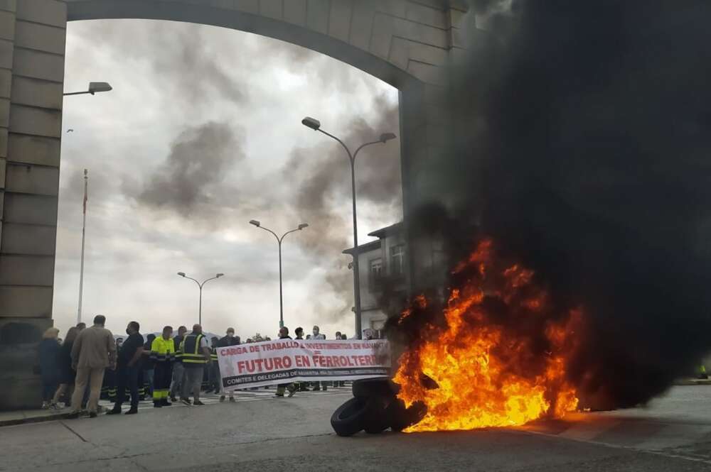 Navantia barricadas