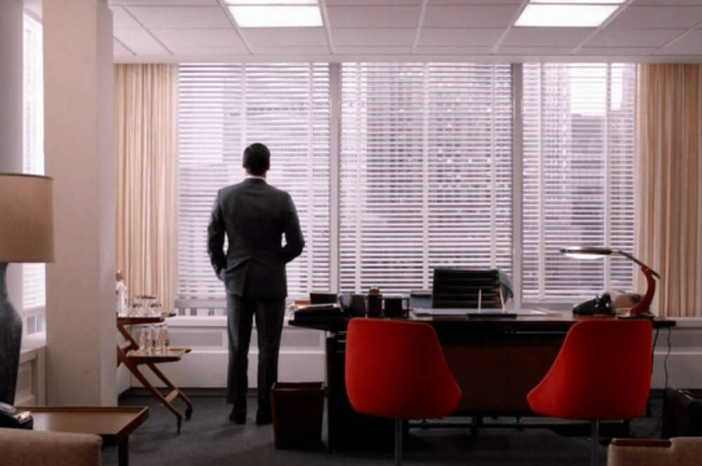 John Ham en uno de los fotogramas de la serie Mad Men de AMC